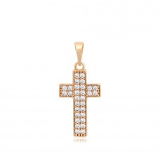 Apzeltīts kulons - krustiņš